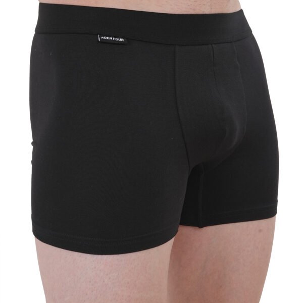 ADEN FOUR Mens Classic Black Trunk